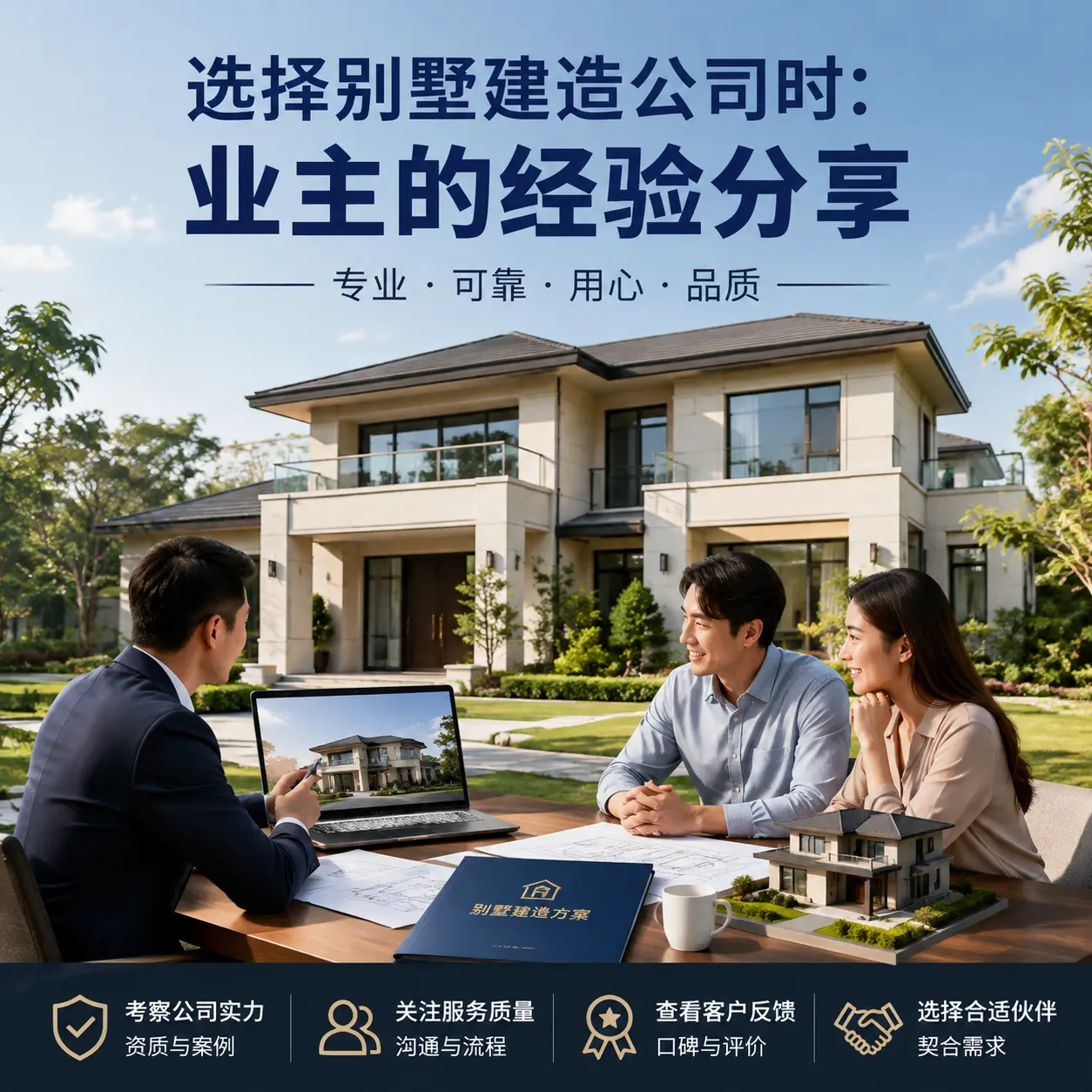 选择别墅建造公司时： 播州 业主的经验分享