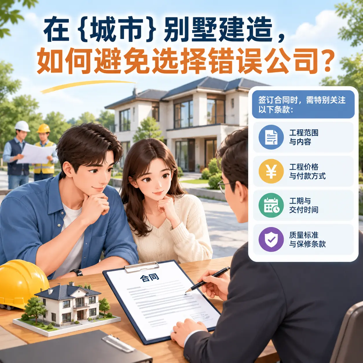 在 播州 别墅建造，如何避免选择错误公司？