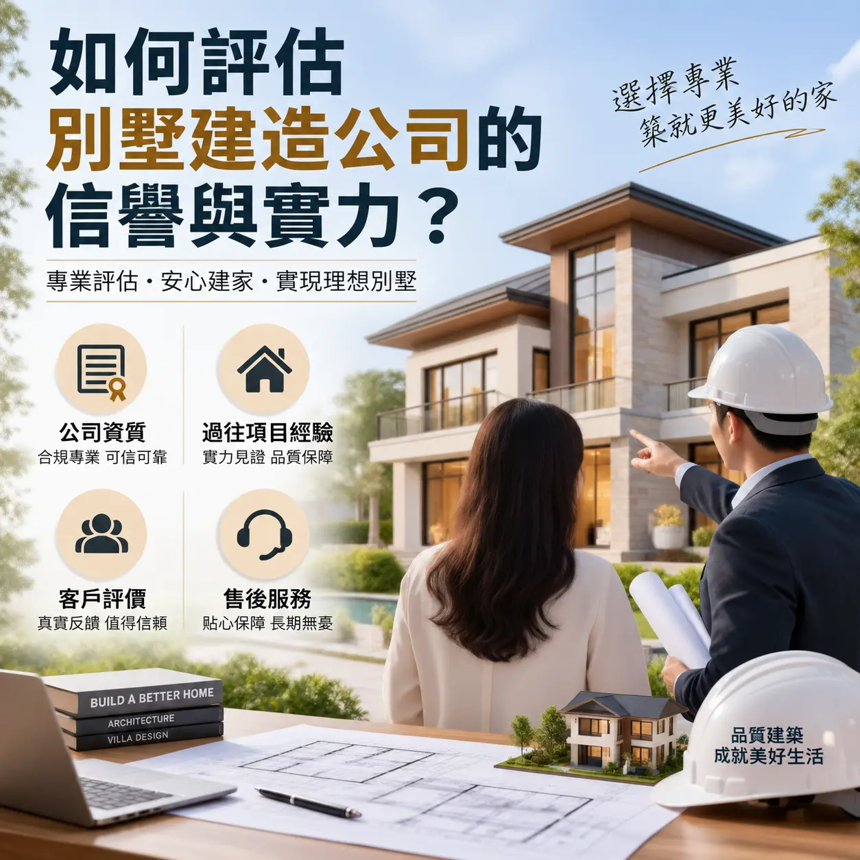 如何评估 播州 别墅建造公司的信誉与实力？