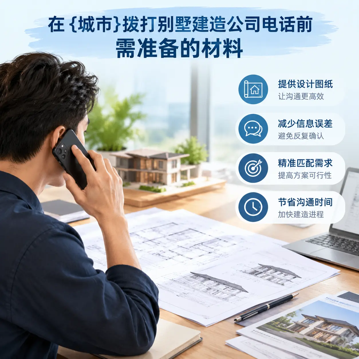 在播州拨打别墅建造公司电话前需准备的材料