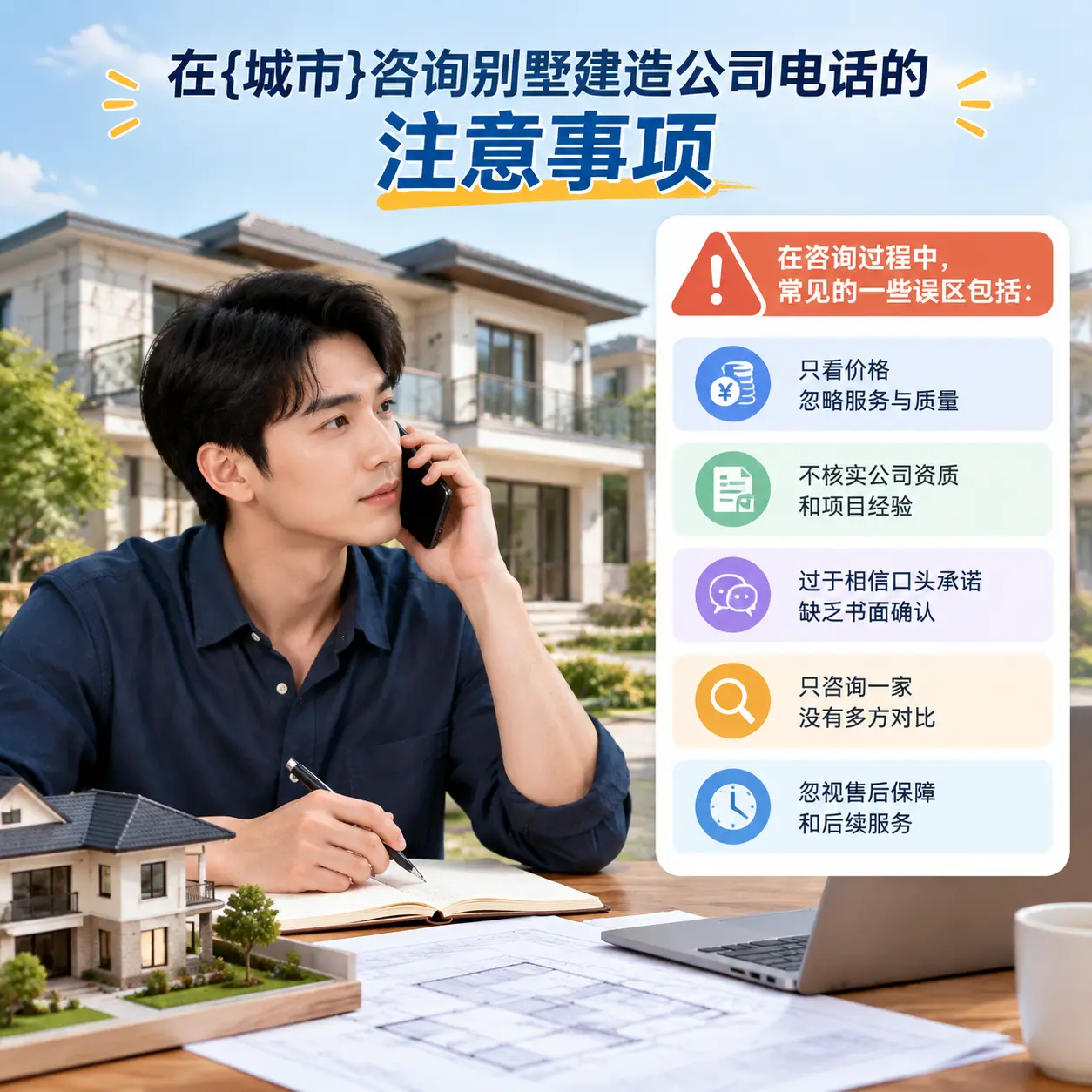 在播州咨询别墅建造公司电话的注意事项