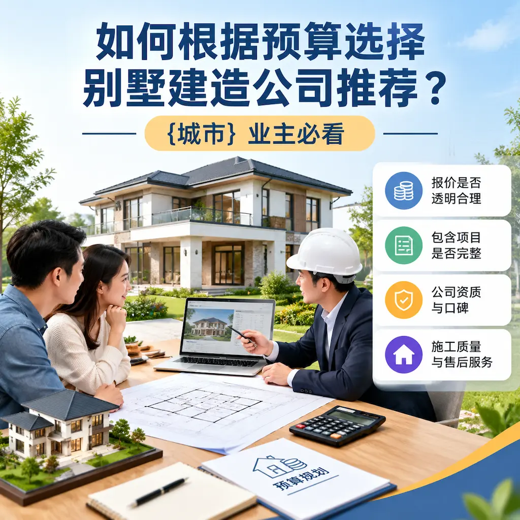 如何根据预算选择别墅建造公司推荐? 播州 业主必看