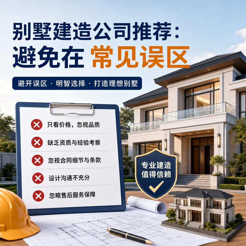 别墅建造公司推荐:避免在 播州 的常见误区